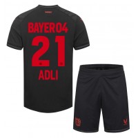 Bayer Leverkusen Amine Adli #21 Domáci Detský futbalový dres 2023-24 Krátky Rukáv (+ trenírky)